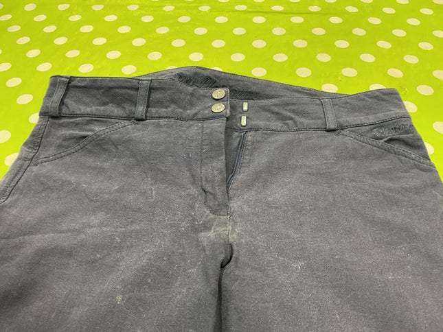 Breeches Elation Platinum Size 30 Blue Denim