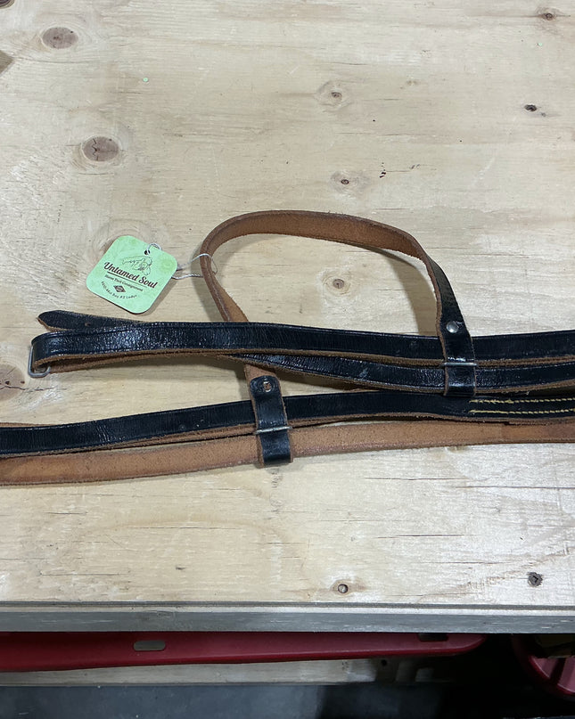 Western headstall black