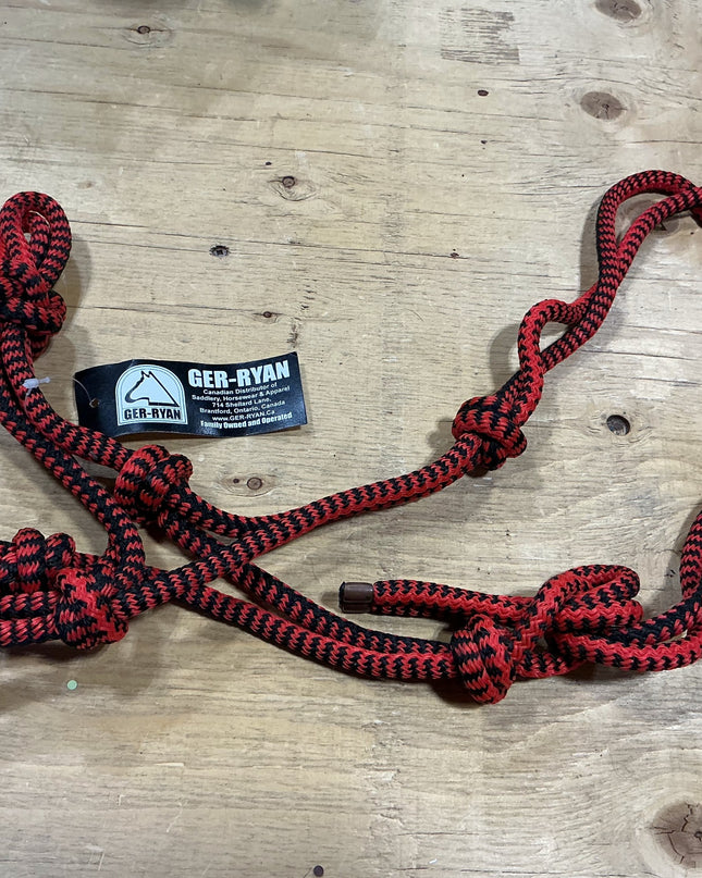Halter Rope Black/Red