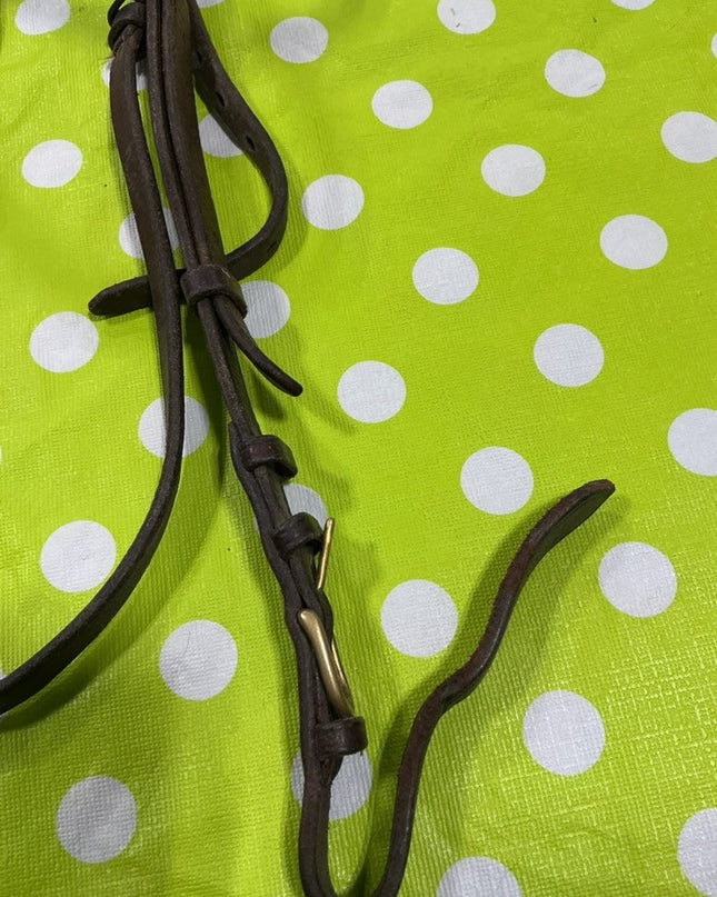 Headstall English Leather Brown