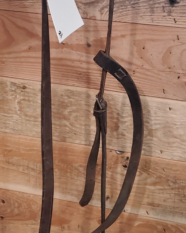 Western Headstalls Brown Band Quick Release