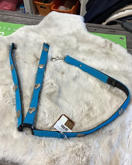 Western Breast Collar Nylon BLue/Black