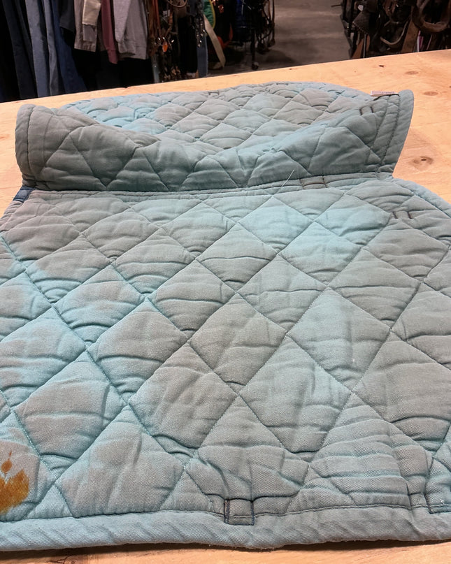 English Saddle Pad Blue/ Teal