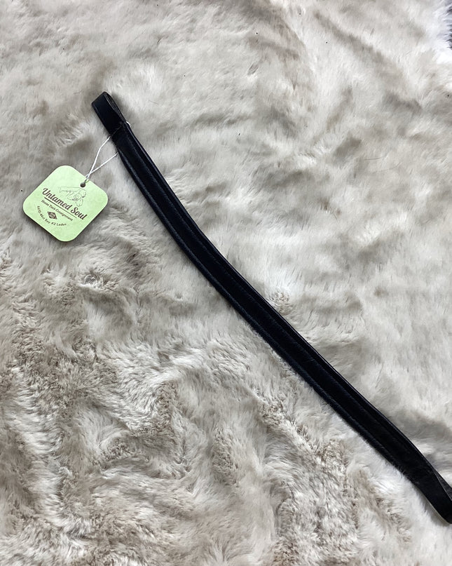 English Brow Band Black