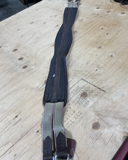 English Girth Leather 48" Elastic Ends