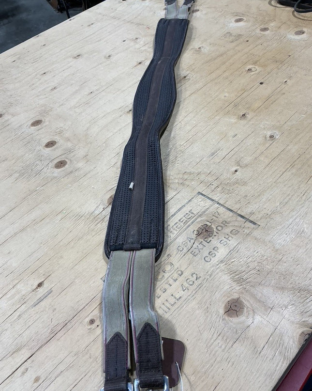 English Girth Leather 48" Elastic Ends