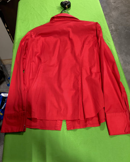 Western Zip Shirt Red