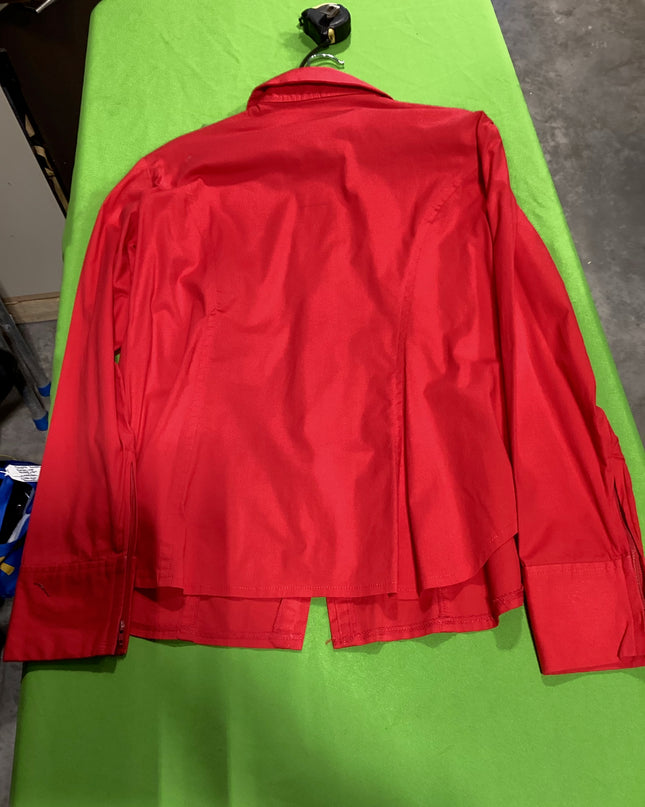 Western Zip Shirt Red