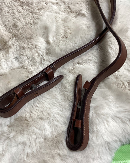 English Reins Braided Brown