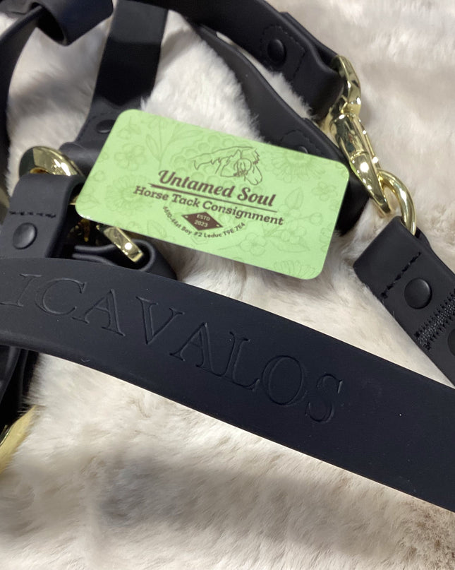 Halter Black Cob iCavalos Collection