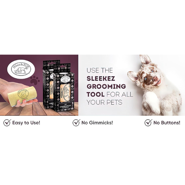 SleekEZ® Cat Brush for Shedding and Grooming (2.5 inch)
