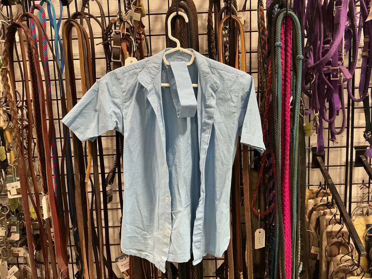 English Show Shirt – Tuff Rider, Blue, 16 | Used