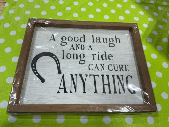 Picture "A Good Laugh" Wood Frame Still in Package