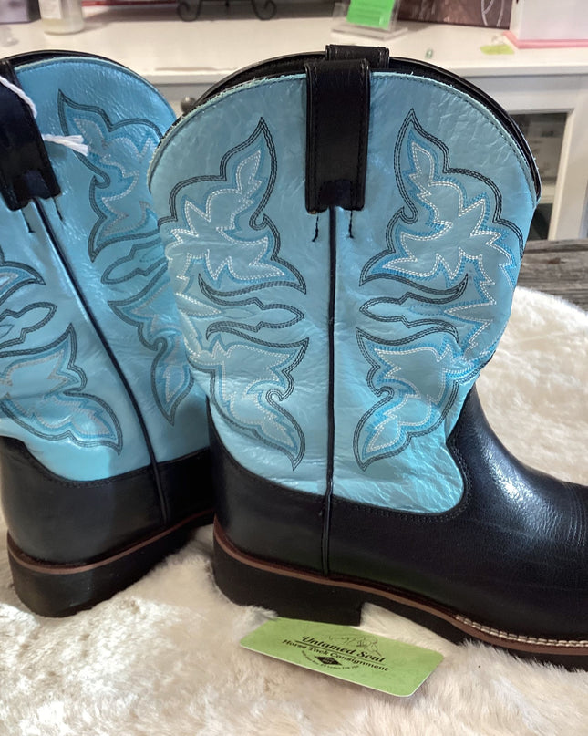 Cowboy Boots Roper 7.5 Blue