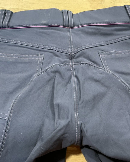 Breeches Elation Platinum 26R Gray/Pink
