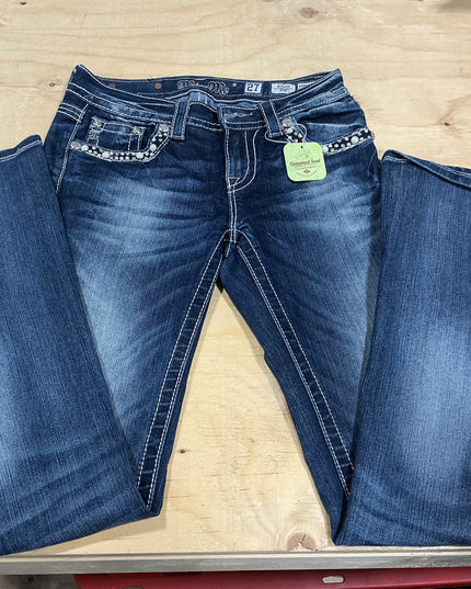 Jeans Miss me 27 mid rise
