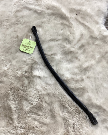 English Brow Band Black