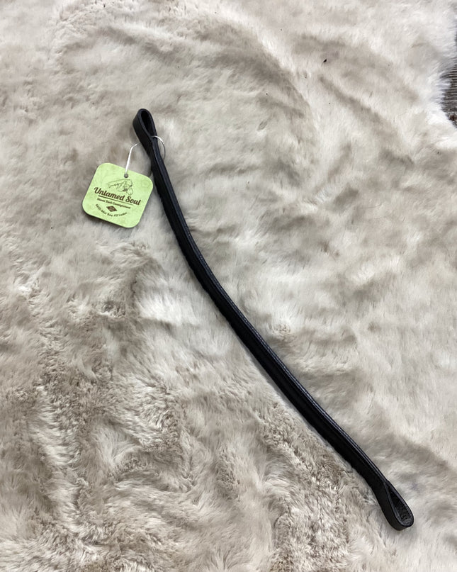 English Brow Band Black