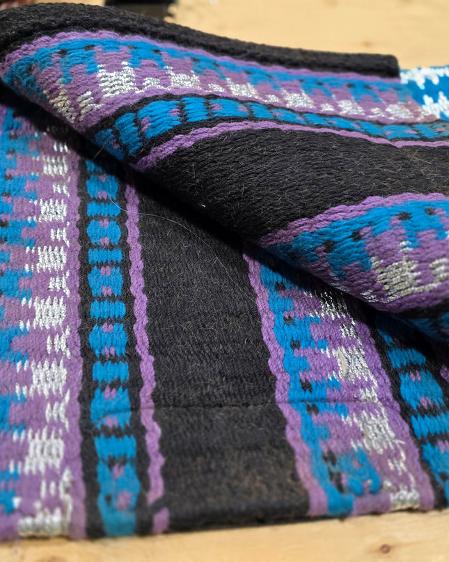 Western Show Pad 30.5"X38" Purple/Blue