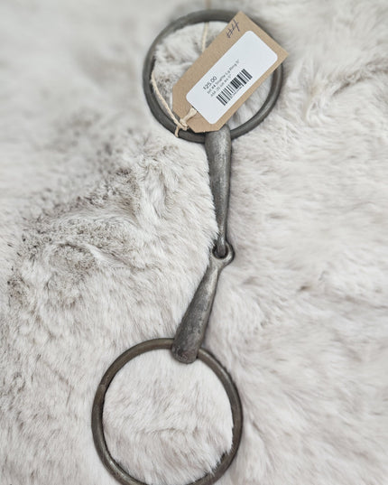 bit #4 Snaffle Lg Ring 5"