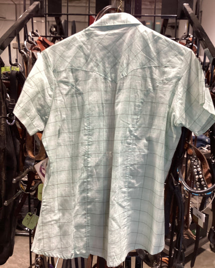 Western Shirt Wrangler MED Teal