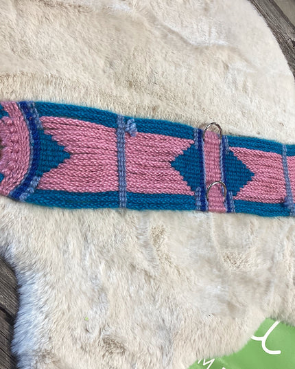 Western Cinch Mohair Straight 30" Pink/Teal