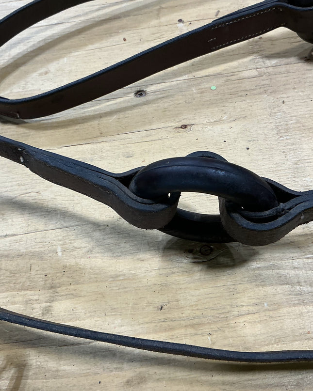 English Reins Side reins brown donut