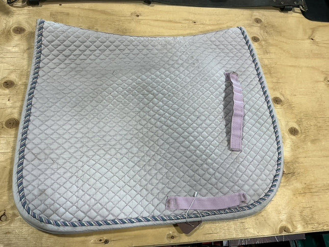English Saddle Pad White Full Shedrow