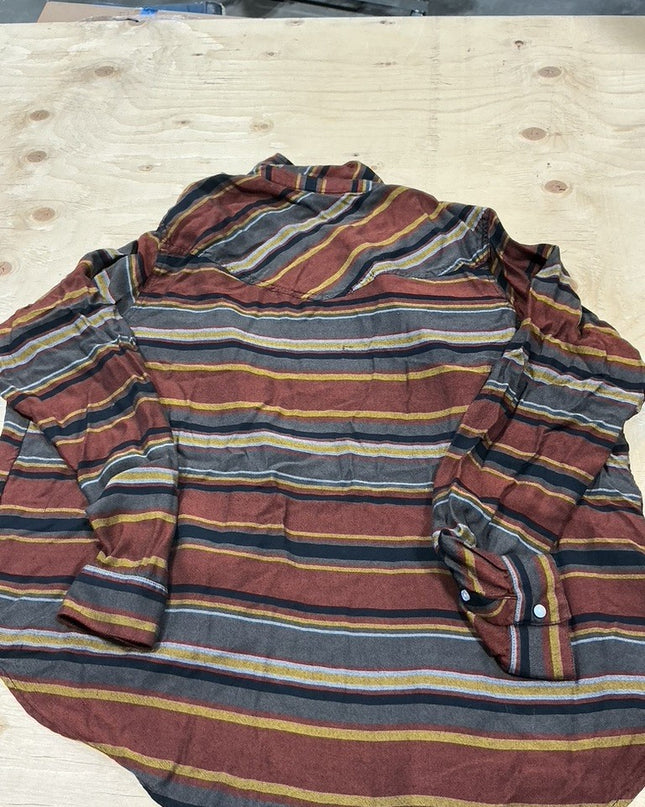Ladies Top Cruel Denim Size XXL Brown/Black