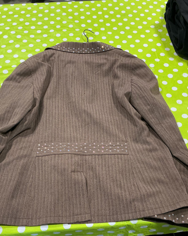 English Jacket Show Rickis Brown Size 18
