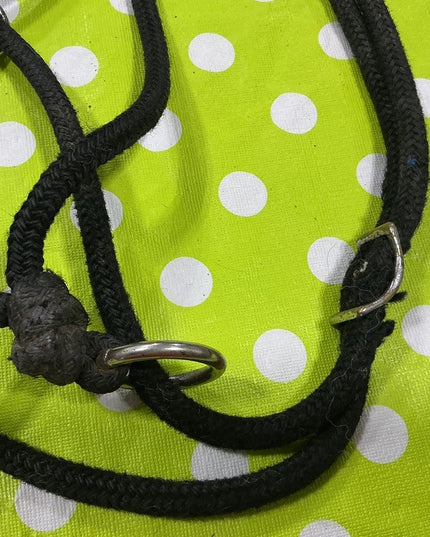 Halter Side Pull  Black Nylon