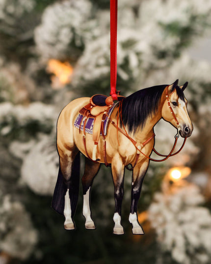 Ornament Buckskin Quarter Horse