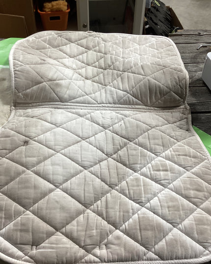 English Shedrow Saddle Pad White