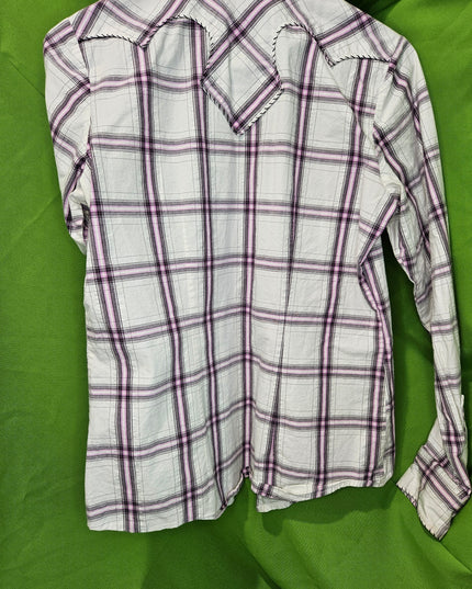 Western Shirts Cruel Girl White/Purple Medium