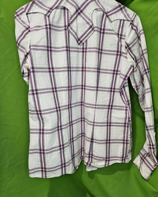 Western Shirts Cruel Girl White/Purple Medium