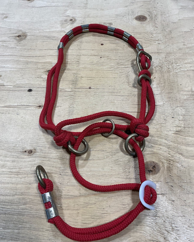 Rope Halter Red