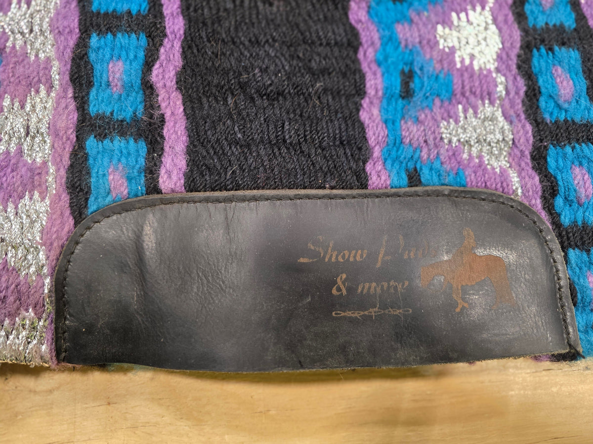 Western Show Pad – Show Pads & More, Purple/Blue, 30.5" x 38" | Used