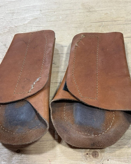 Splint Boots Brown Leather