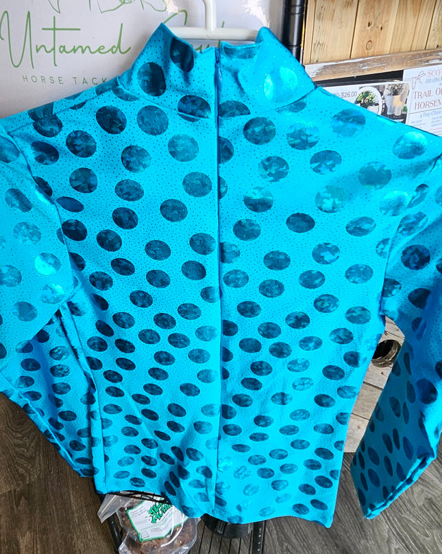 Western Show Shirt Stretchy Small
