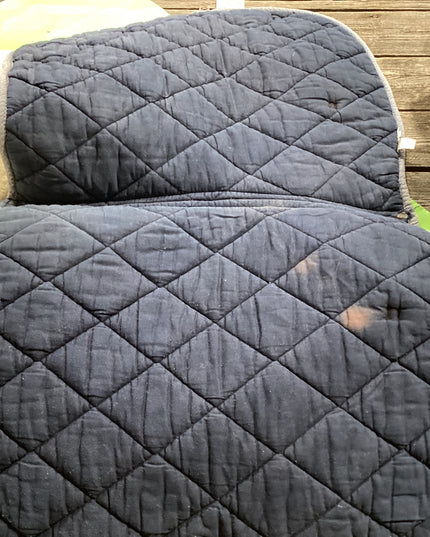 English Shedrow Saddle Pad Blue