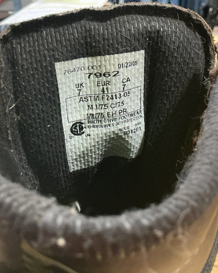 Work Boots Steel Tow Terra Size 7