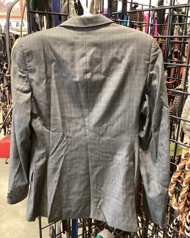 English Show Jacket Grand Prix Coat 12T Grey/Plaid