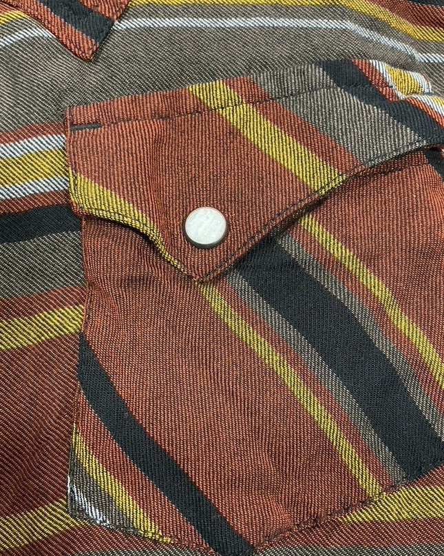 Ladies Top Cruel Denim Size XXL Brown/Black