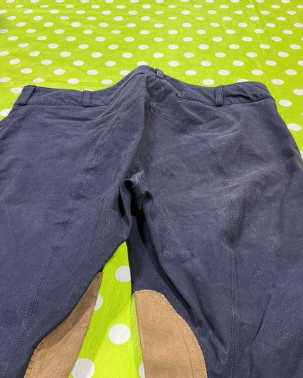 Breeches Elation Platinum Size 30 Blue Denim