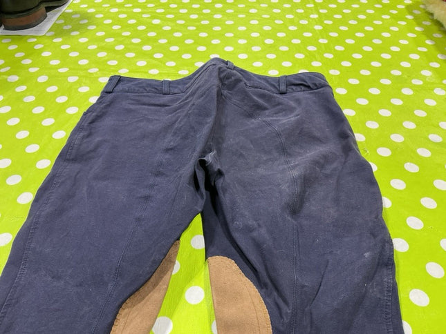 Breeches Elation Platinum Size 30 Blue Denim