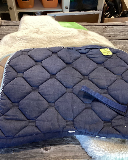 English Saddle Pad Blue Full