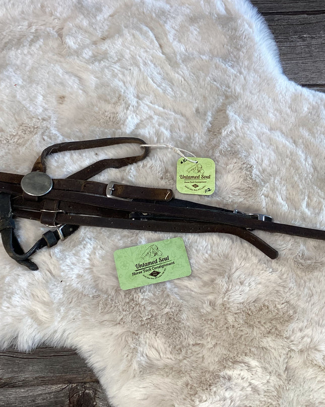 Western Headstall Leather smaller