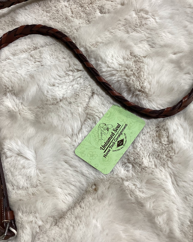English Reins Braided Brown