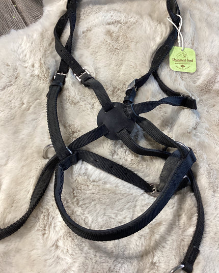 Bridle Nylon Bitless Nose Pressure Black
