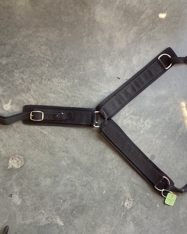 Western  Breast collar Neoprene Black